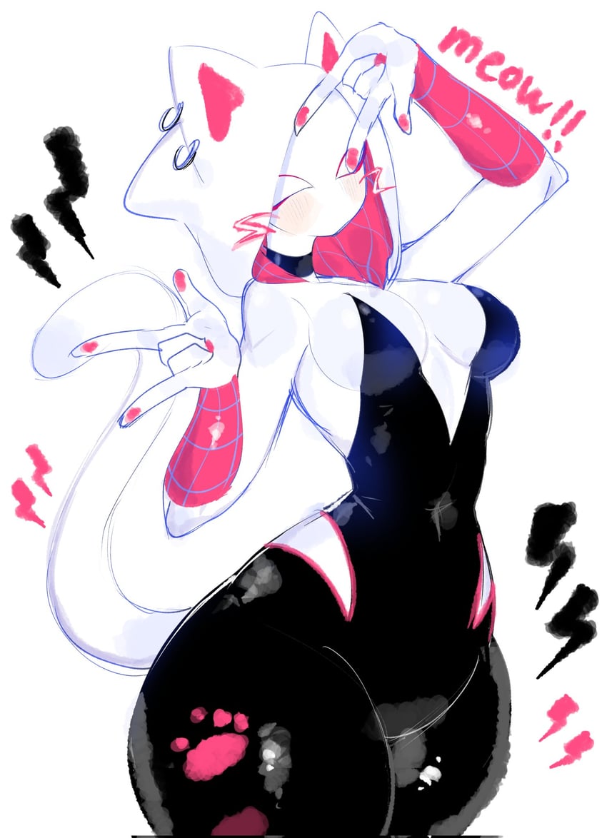 spider-gwen (marvel and 1 more) drawn by usa37107692