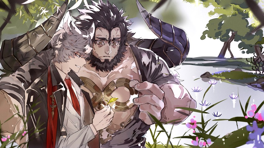 nehan and mugen (granblue fantasy) drawn by suou_(sdurorhr)