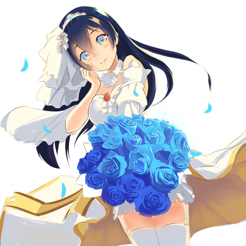 sonoda umi (love live! and 1 more) drawn by gujianshaonu