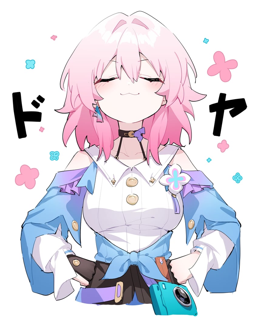 march 7th (honkai and 1 more) drawn by honi_(honi1010)