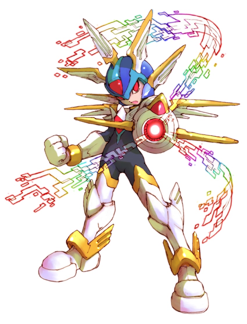 copy x (mega man and 2 more) drawn by nakayama_tooru