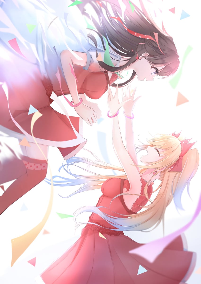 fujishima megumi and osawa rurino (love live! and 1 more) drawn by maddo_(gasser_0518)