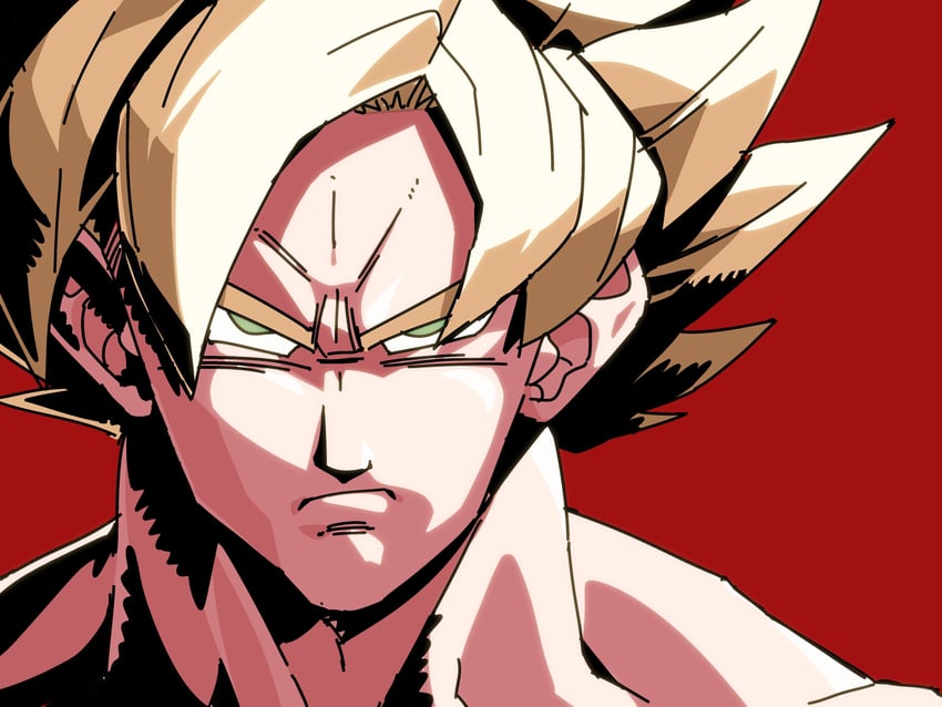 son goku (dragon ball and 1 more) drawn by k.tomato