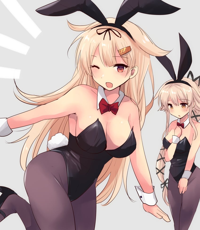 yuudachi, yuudachi kai ni, and yura (kantai collection) drawn by hirune_(konekonelkk)