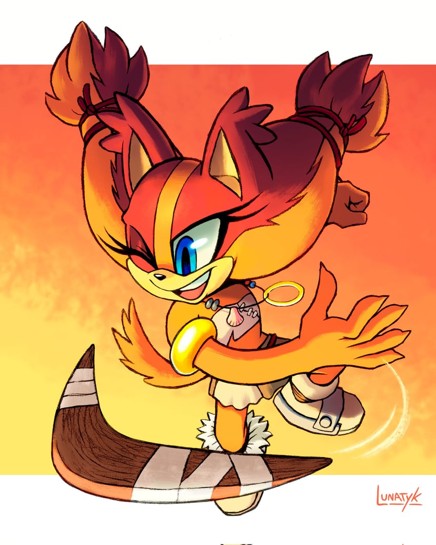 sticks the badger (sonic and 1 more) drawn by lunatyk