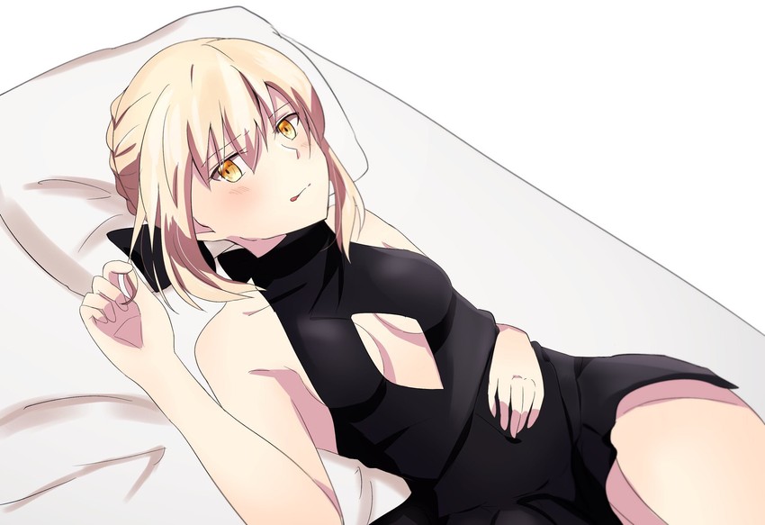 artoria pendragon and saber alter (fate and 1 more) drawn by sii_artatm
