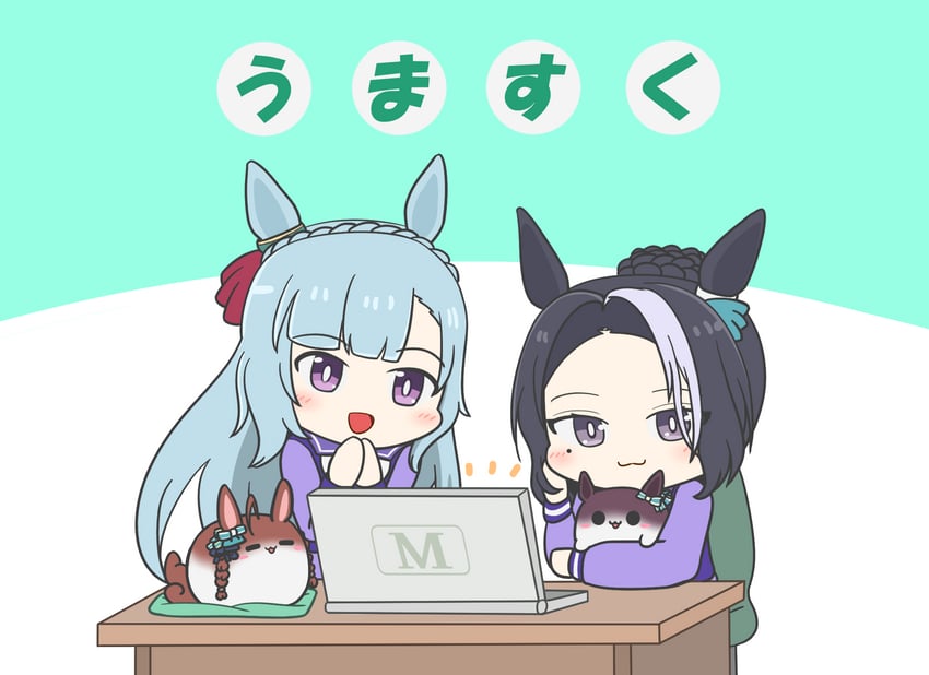 mejiro ardan, mejiro dober, mejiro ramonu, and mejiro bright (umamusume) drawn by assist_(2828)