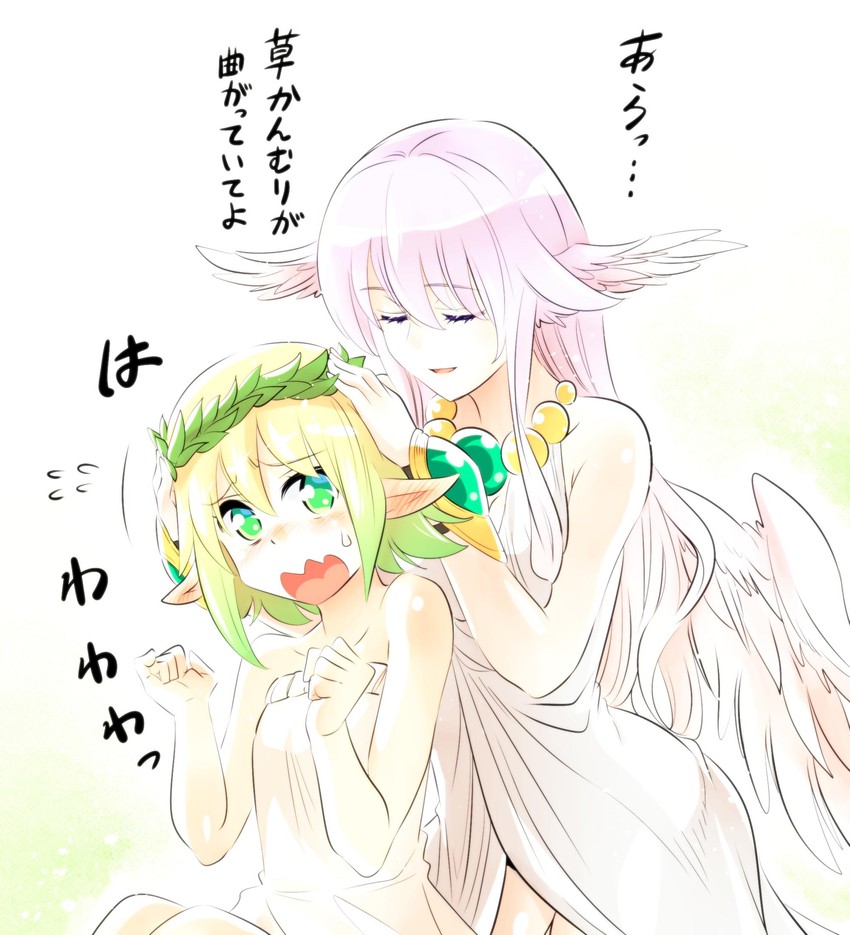 g-forest goddess and g-sky goddess (original and 1 more) drawn by kato_takuji