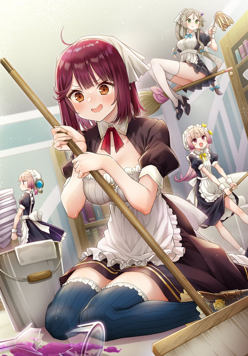 sophie neuenmuller, firis mistlud, suelle malen, and lydie malen (atelier and 1 more) drawn by alt_(ctrldel)