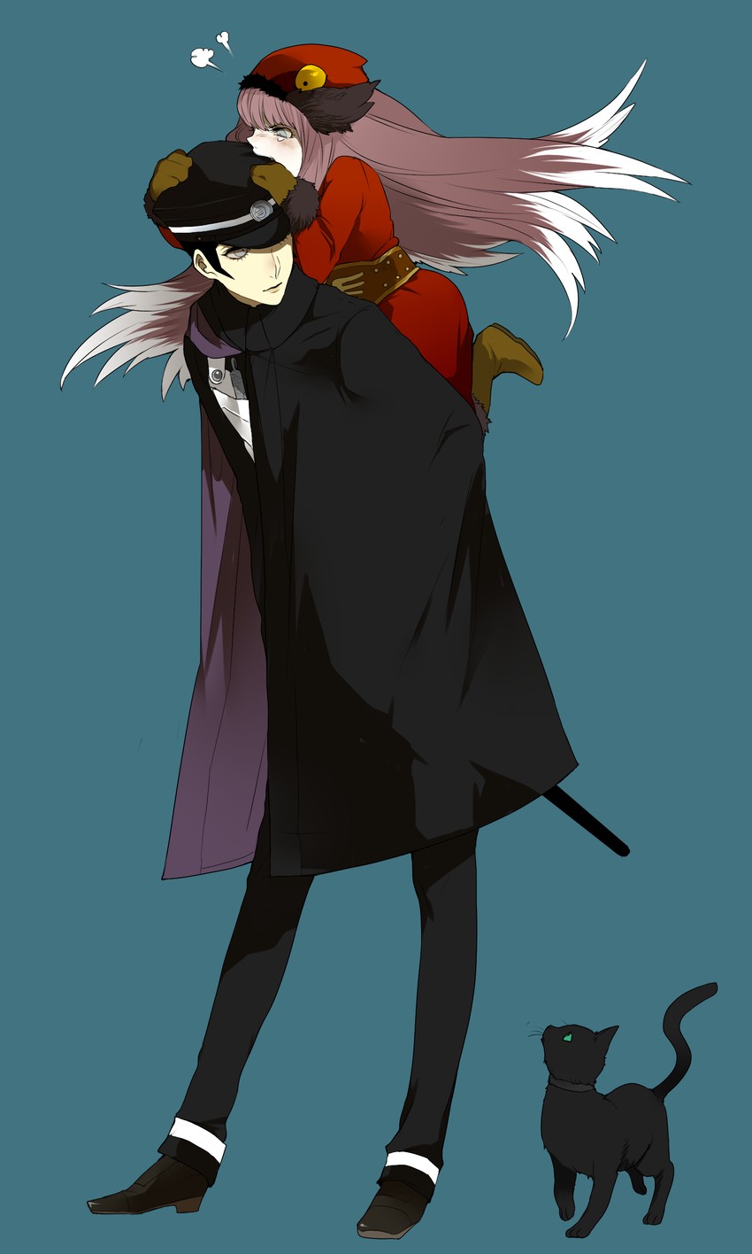 kuzunoha raidou, gouto, and muu shuwuu (shin megami tensei and 1 more) drawn by shirano