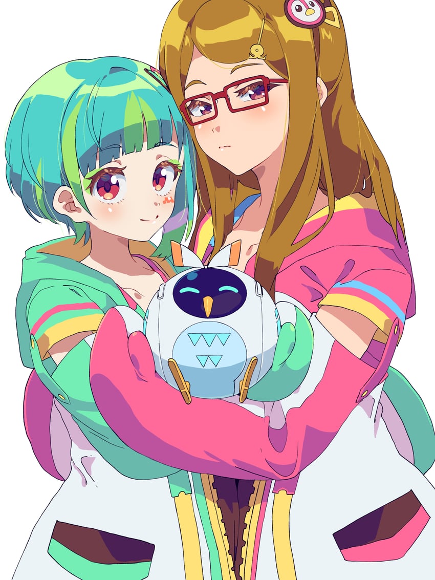 omega auru, akai meganee, and tatejima (pretty series and 1 more) drawn by tsujii_luki