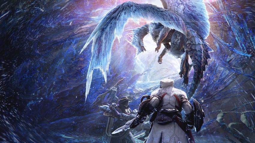 monster hunter and velkhana (monster hunter and 1 more)
