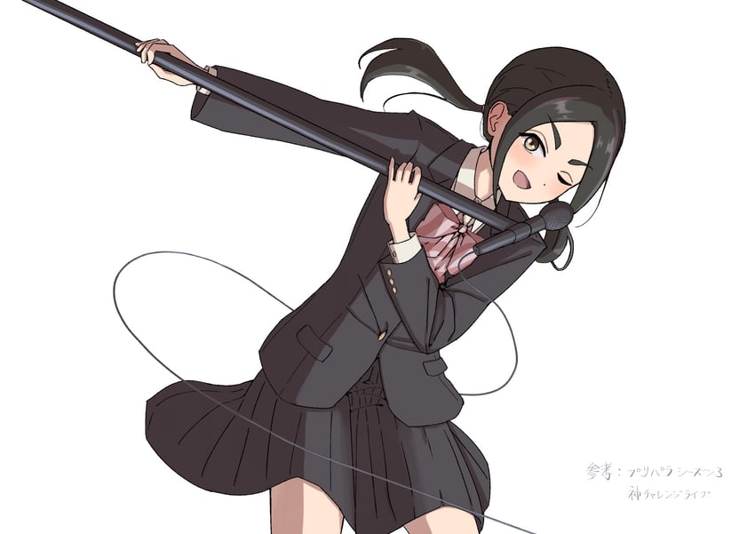hebimori oshizu (akebi-chan no serafuku) drawn by kakikakuka