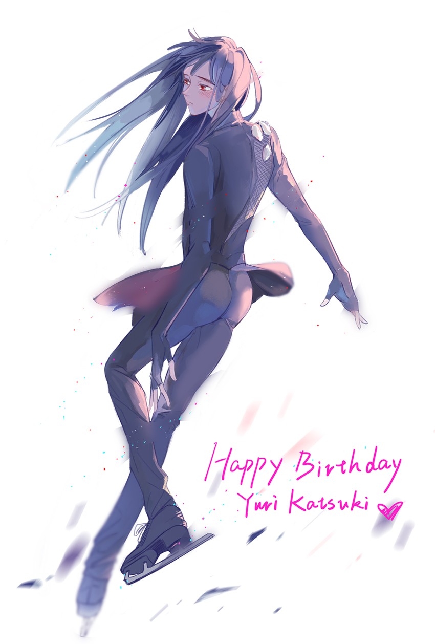 katsuki yuuri (yuri!!! on ice) drawn by soramimi_(sea7sky7)