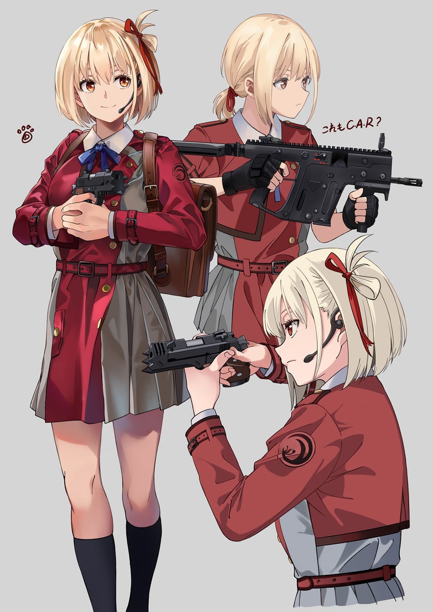 nishikigi chisato (lycoris recoil) drawn by neko_(yanshoujie)