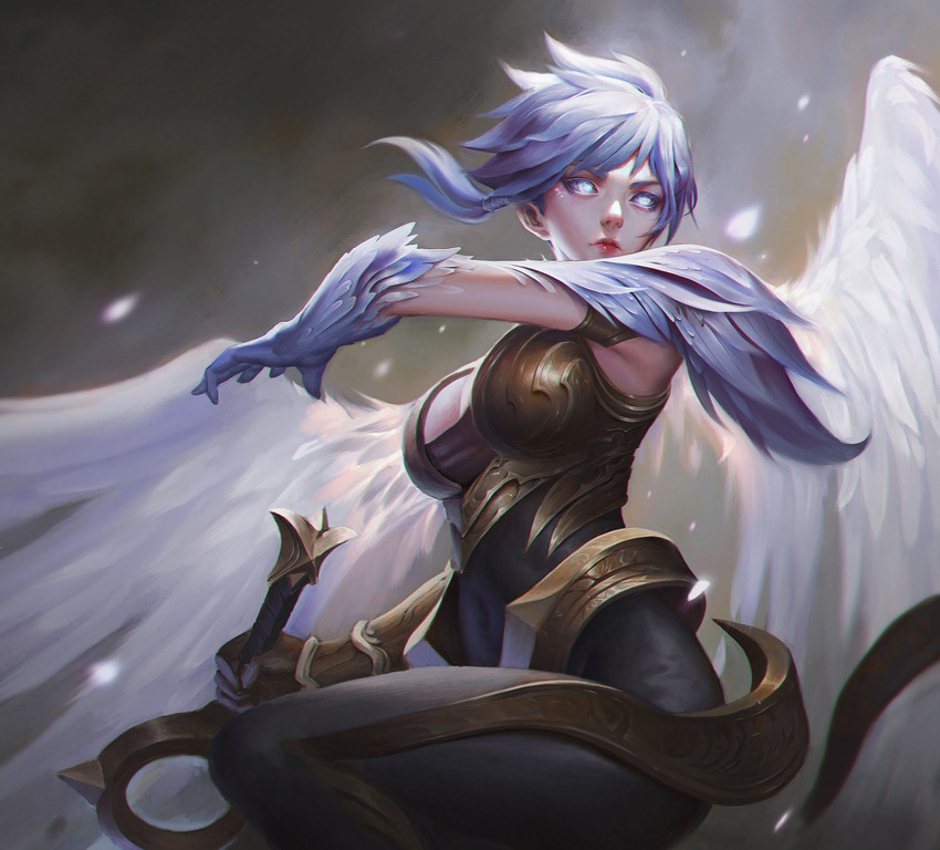riven and dawnbringer riven (league of legends) drawn by dao_trong_le