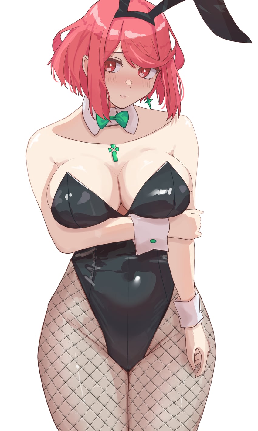 pyra (xenoblade chronicles and 1 more) drawn by amausa_subee