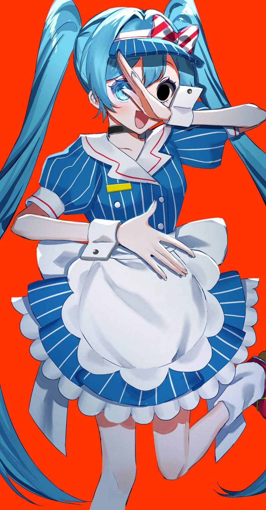 hatsune miku (vocaloid and 1 more) drawn by 2funma2