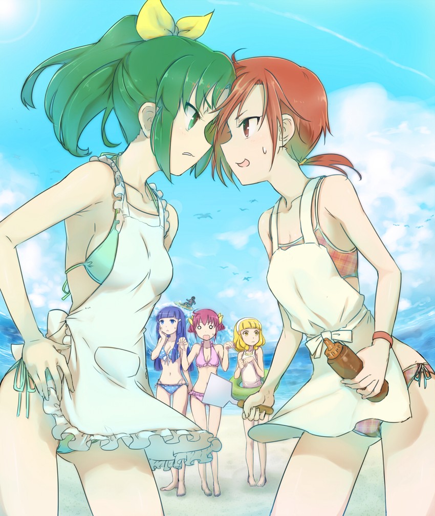 midorikawa nao, kise yayoi, aoki reika, hino akane, and hoshizora miyuki (precure and 1 more) drawn by minatsuki_randoseru