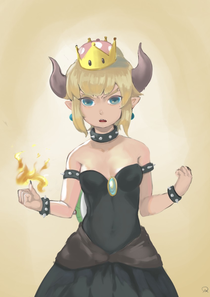 bowsette (mario and 1 more) drawn by ola_(bunnyfly)