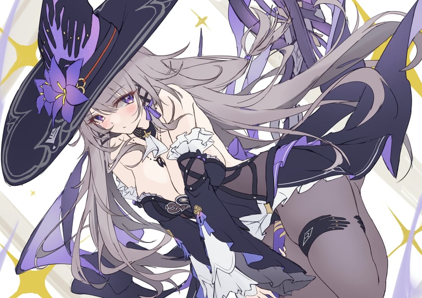 herta and the herta (honkai and 1 more) drawn by xfate