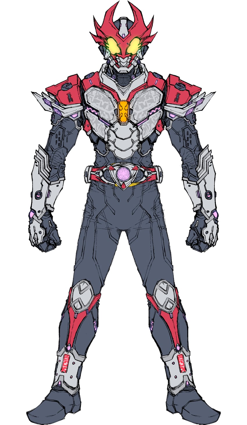 kamen rider agito (kamen rider and 1 more) drawn by zd19990214