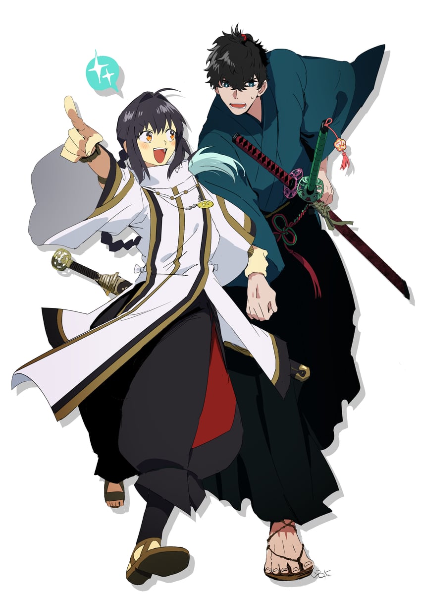yamato takeru (fate and 1 more) drawn by pirohi_(pirohi214)
