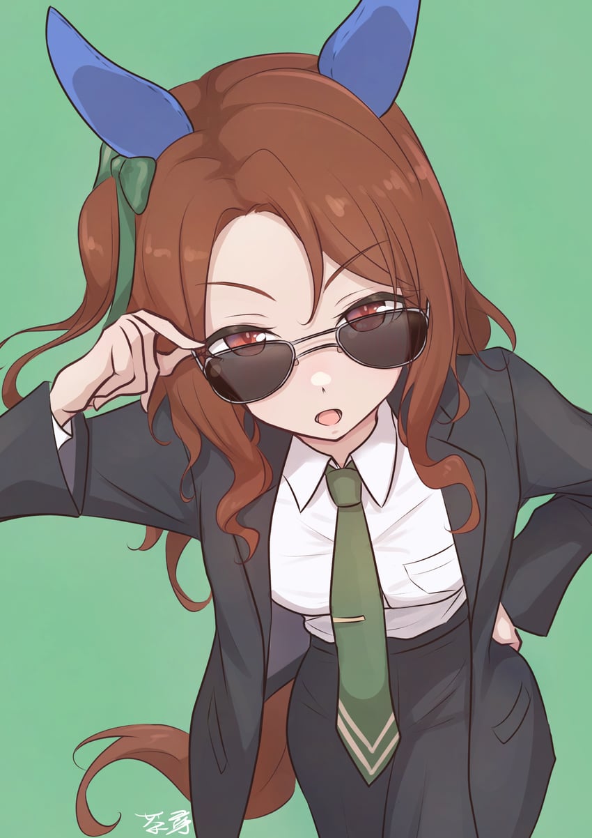 king halo (umamusume and 1 more) drawn by chahiro