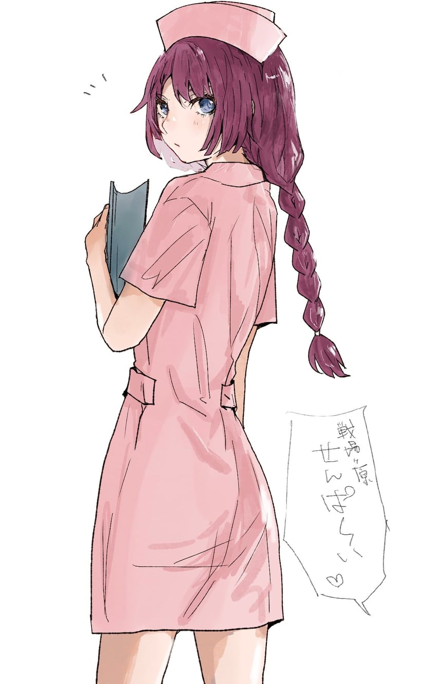 senjougahara hitagi (monogatari) drawn by valhalla0707