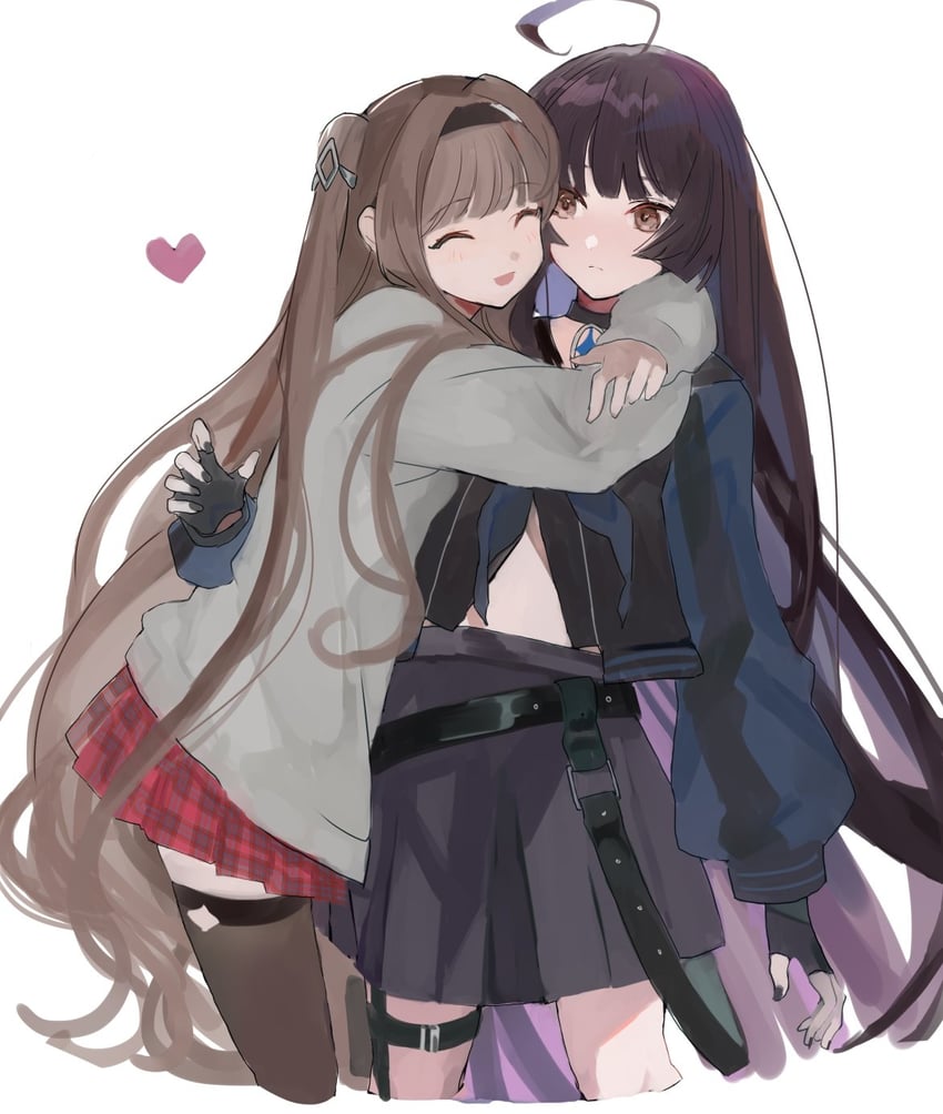 female commander and jyuuku (forever 7th capital) drawn by rrrr_222