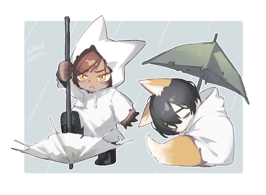 yi sang and outis (project moon and 1 more) drawn by satome_setsuko