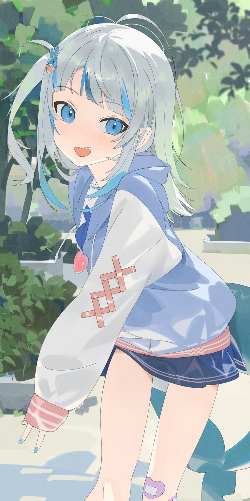 gawr gura (hololive and 1 more) drawn by koyo2023