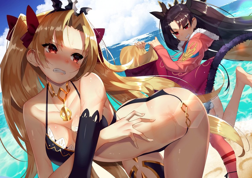 ereshkigal and ishtar (fate and 1 more) drawn by scottie_(phantom2)