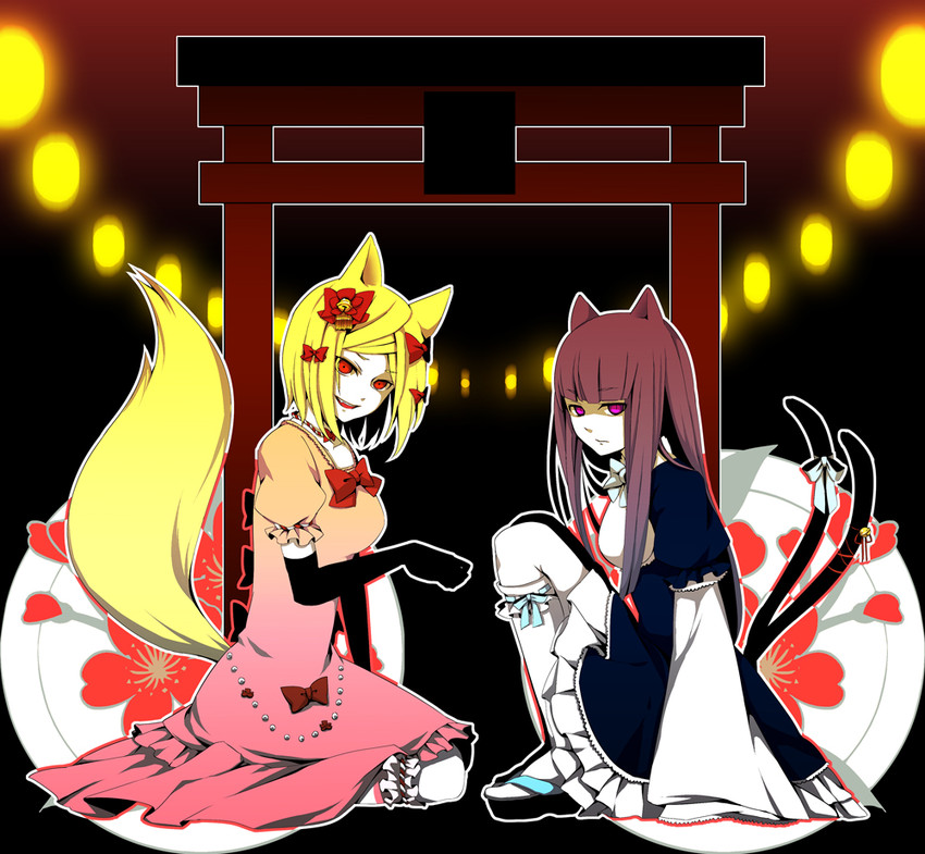 frederica bernkastel and lambdadelta (umineko no naku koro ni) drawn by saya6382