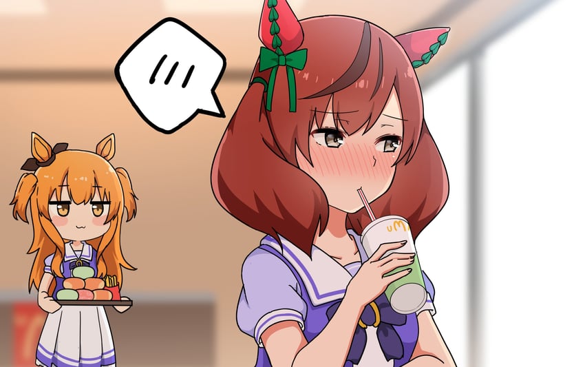 nice nature and mayano top gun (umamusume) drawn by kepa_(kepa_games)