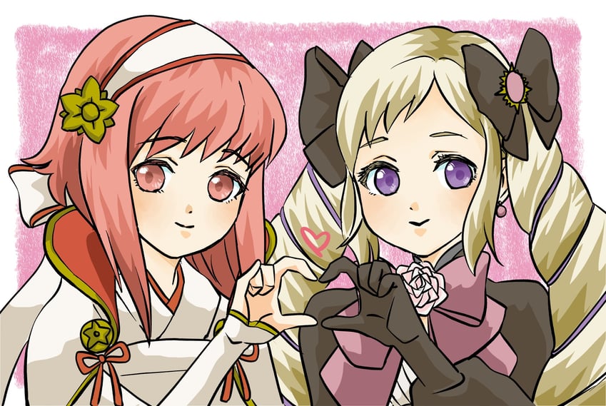 elise and sakura (fire emblem and 1 more) drawn by momojikutteyaru