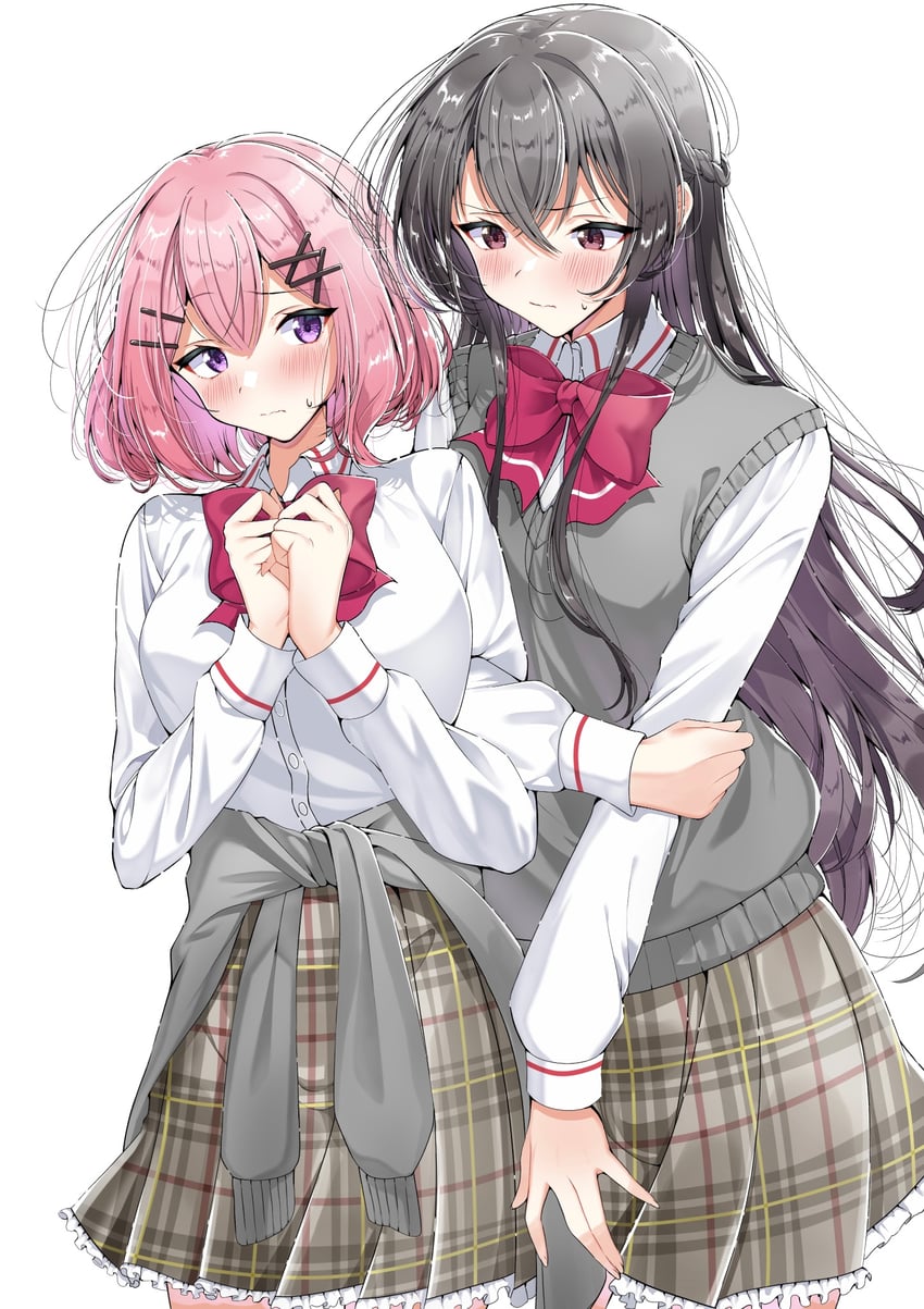amaori renako and koto satsuki (watashi ga koibito ni nareru wake naijan murimuri!) drawn by ozawa_sayori