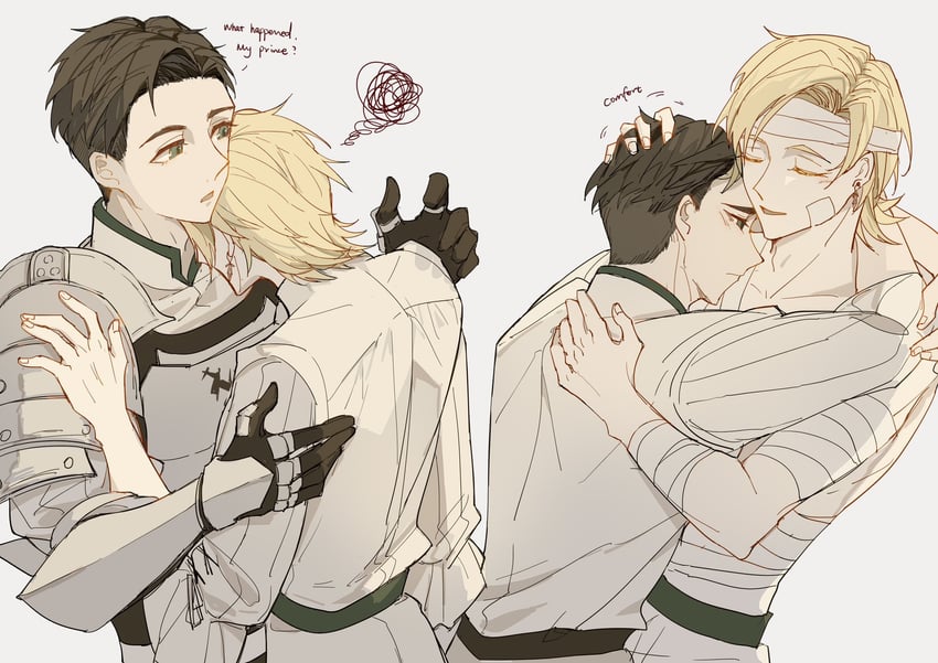 dion lesage and terrence (final fantasy and 1 more) drawn by gigantickim_ff