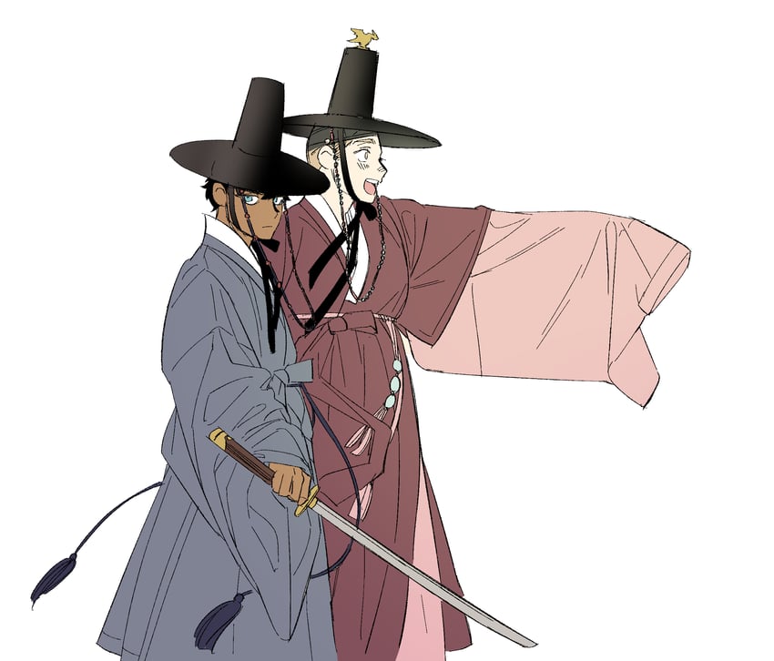 laios touden and kabru (dungeon meshi) drawn by daki_info