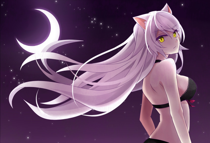hanekawa tsubasa and black hanekawa (monogatari and 1 more) drawn by minami_(panda-raion)