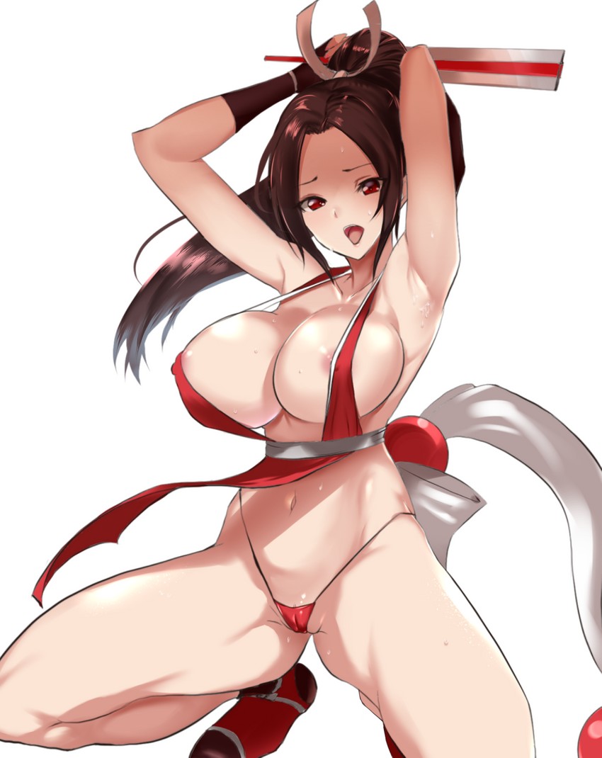 shiranui mai (the king of fighters and 1 more) drawn by akire_(akireru_shoujo)