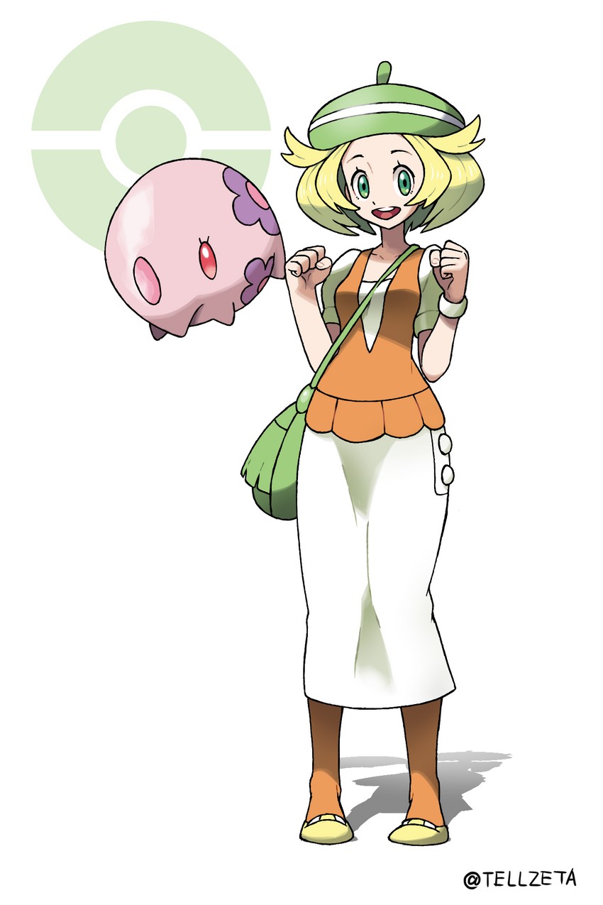 bianca and munna (pokemon and 1 more) drawn by tellzeta