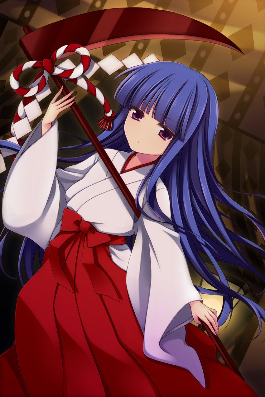 furude rika (higurashi no naku koro ni) drawn by uzu_hi
