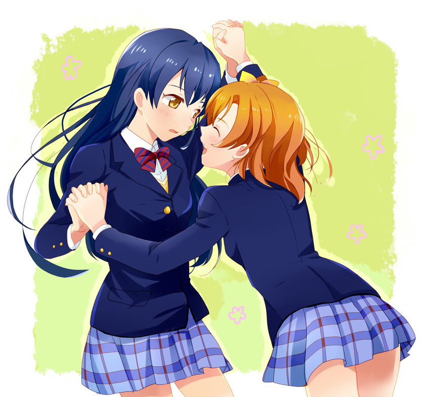 sonoda umi and kosaka honoka (love live! and 1 more) drawn by nagiriku912