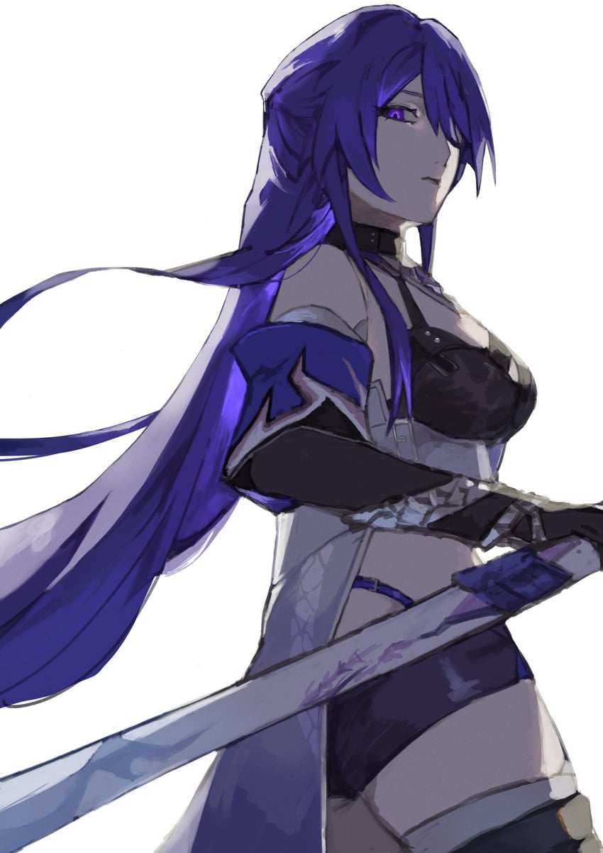 acheron (honkai and 1 more) drawn by 0cha_kon