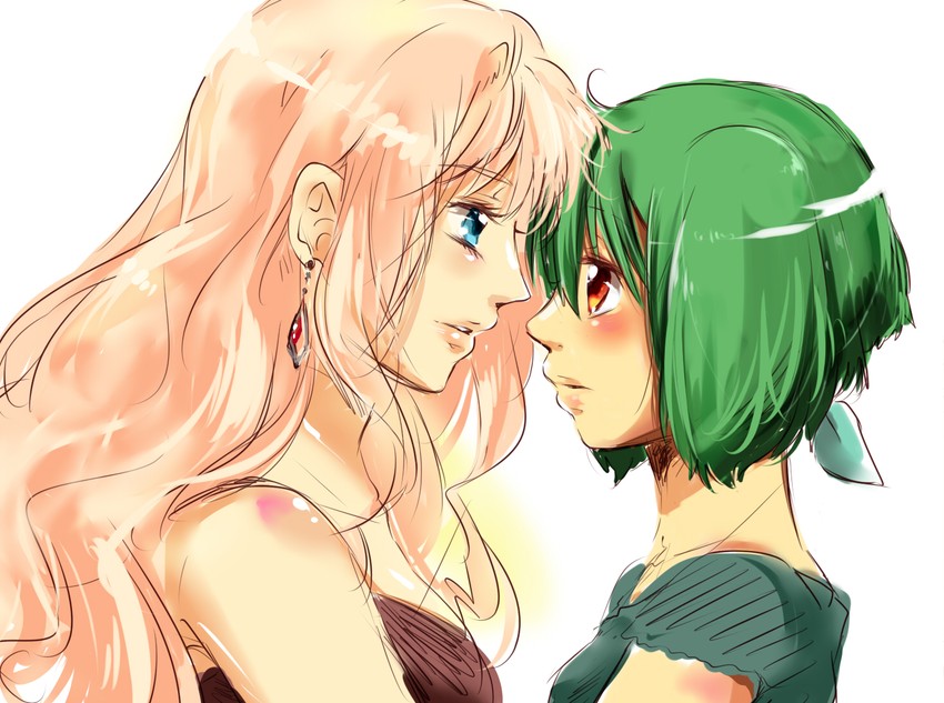 sheryl nome and ranka lee (macross and 1 more) drawn by gen_(enji)