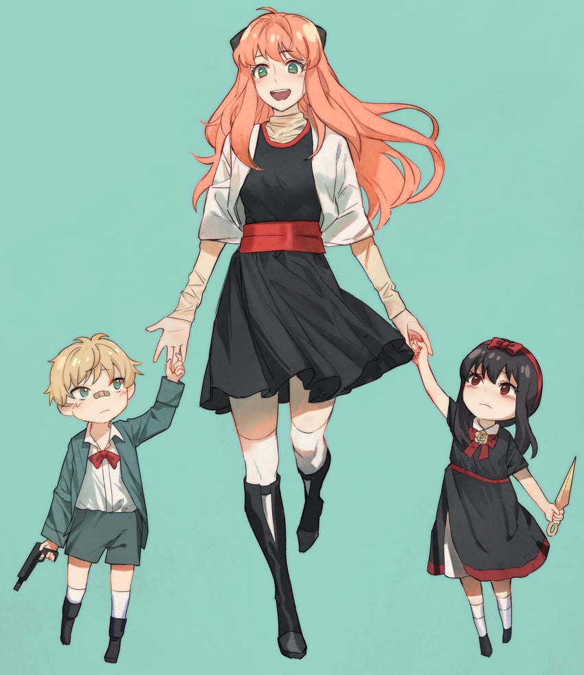 yor briar, anya, and twilight (spy x family) drawn by dule_(anhaidule)