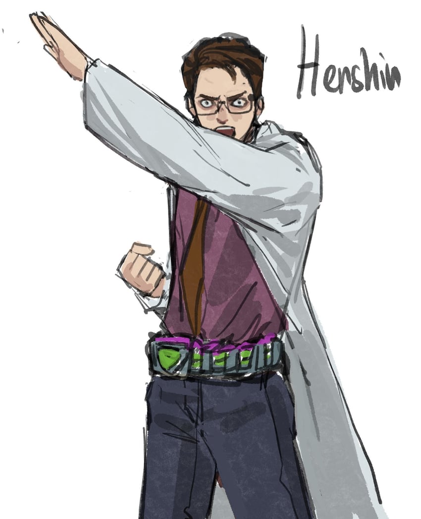 bruce banner (marvel and 3 more) drawn by ab_roccoli