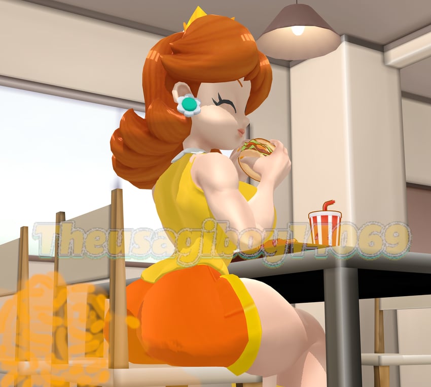 princess daisy (mario) drawn by theusagiboy1406