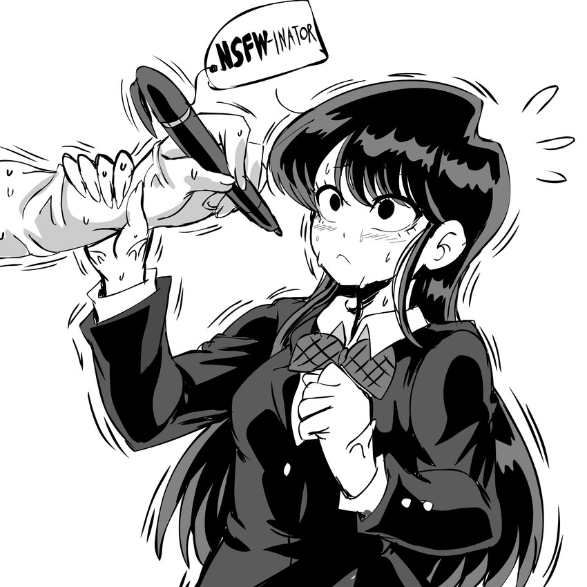 komi shouko (komi-san wa komyushou desu) drawn by lewdamone